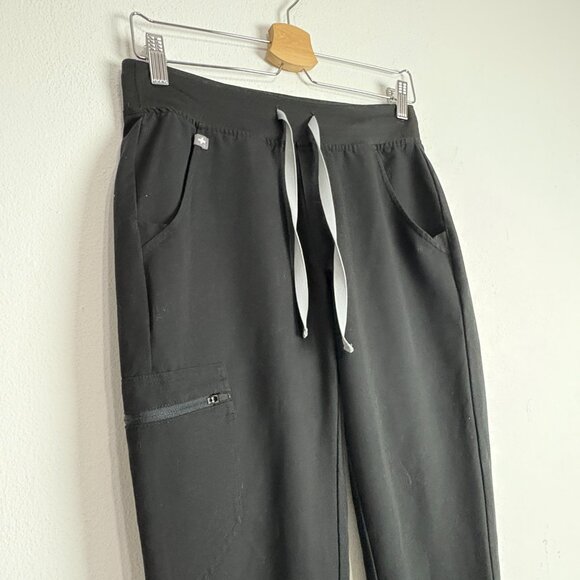 Figs Technical Collection Women’s Black Jogger Pants Size XS Scrub Style Pockets - Picture 4 of 8